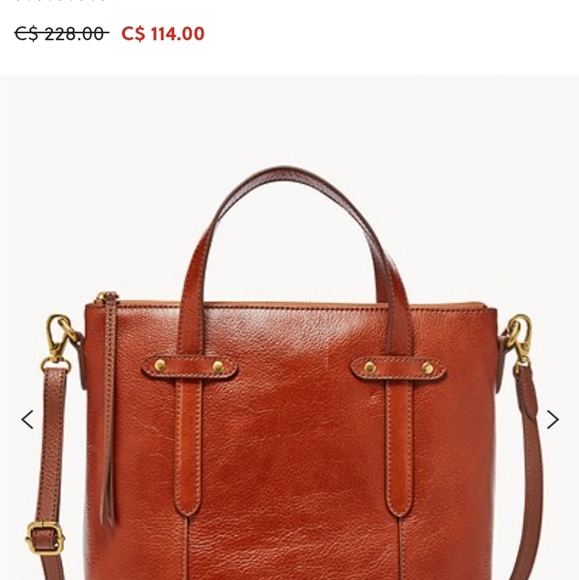 FOSSIL leather satchel - Picture 2 of 16